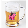 Glass Tankard - Unicorn rider - 16