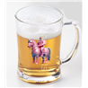 Glass Tankard - Unicorn rider - 18