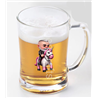 Glass Tankard - Unicorn rider - 19