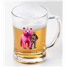 Glass Tankard - Unicorn rider - 30