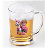 Glass Tankard - Unicorn rider - 31