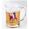 Glass Tankard - Unicorn rider - 34