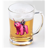 Glass Tankard - Unicorn rider - 38