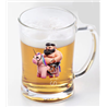 Glass Tankard - Unicorn rider - 40