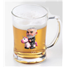 Glass Tankard - Unicorn rider - 42