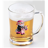 Glass Tankard - Unicorn rider - 45