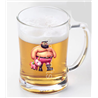 Glass Tankard - Unicorn rider - 46