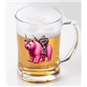 Glass Tankard - Unicorn rider - 47
