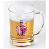 Glass Tankard - Unicorn rider - 48