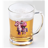 Glass Tankard - Unicorn rider - 5