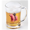 Glass Tankard - Unicorn rider - 50