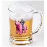 Glass Tankard - Unicorn rider - 52