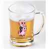Glass Tankard - Unicorn rider - 54