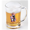 Glass Tankard - Unicorn rider - 55