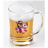 Glass Tankard - Unicorn rider - 57