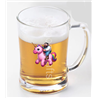 Glass Tankard - Unicorn rider - 59