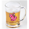 Glass Tankard - Unicorn rider - 7