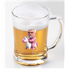 Glass Tankard - Unicorn rider - 8