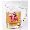 Glass Tankard - Unicorn rider - 9