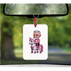 Hanging Air Freshener - Unicorn rider - 3