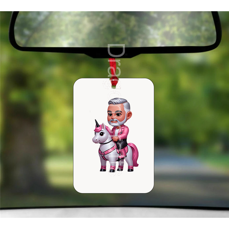 Hanging Air Freshener - Unicorn rider - 3