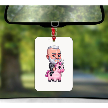Hanging Air Freshener - Unicorn rider - 54