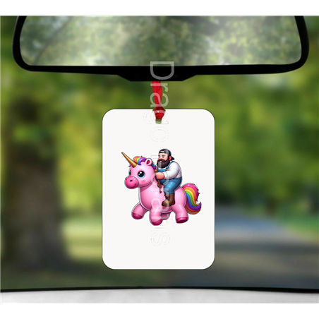 Hanging Air Freshener - Unicorn rider - 59