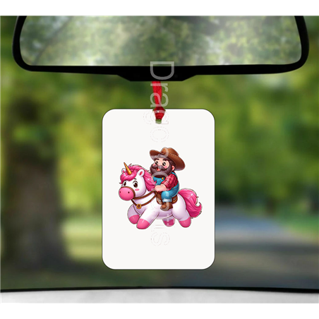 Hanging Air Freshener - Unicorn rider - 60