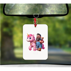 Hanging Air Freshener - Unicorn rider - 62