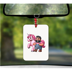 Hanging Air Freshener - Unicorn rider - 65