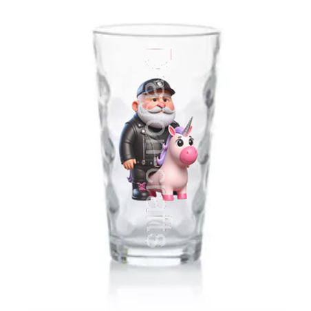 Highball Glass - Unicorn rider - 13