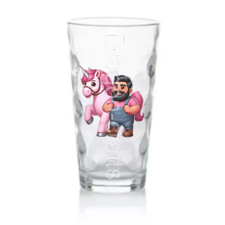 Highball Glass - Unicorn rider - 65