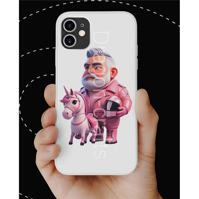 Phone Cover - Unicorn rider - 48 Phone Cover - Unicorn rider - 48