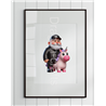 Print of design (option to be framed) - Unicorn rider - 13