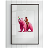 Print of design (option to be framed) - Unicorn rider - 51