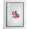 Print of design (option to be framed) - Unicorn rider - 59