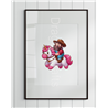Print of design (option to be framed) - Unicorn rider - 60
