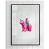 Print of design (option to be framed) - Unicorn rider - 64