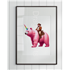 Print of design (option to be framed) - Unicorn rider - 9