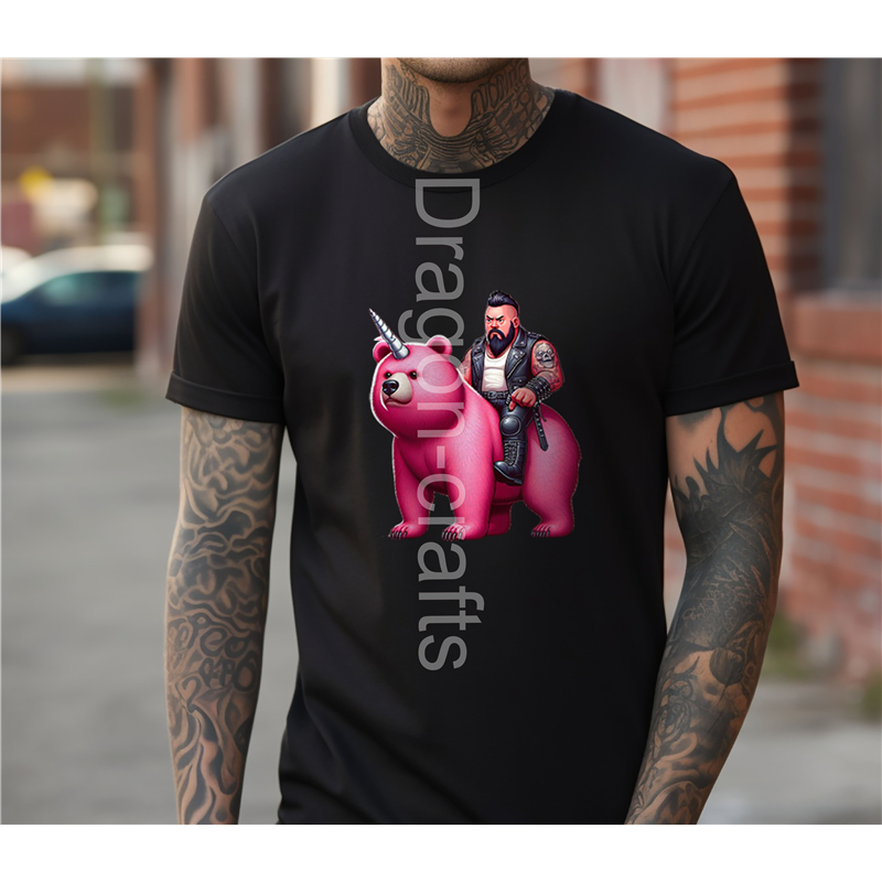 Regular Size T-Shirt - Unicorn rider - 15 Regular Size T-Shirt - Unicorn rider - 15