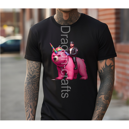 Regular Size T-Shirt  - Unicorn rider - 38