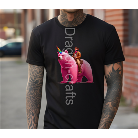 Regular Size T-Shirt  - Unicorn rider - 51
