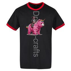 Ringer Tee - Unicorn rider - 16