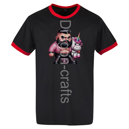 Ringer Tee - Unicorn rider - 17