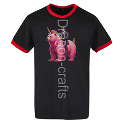 Ringer Tee - Unicorn rider - 24