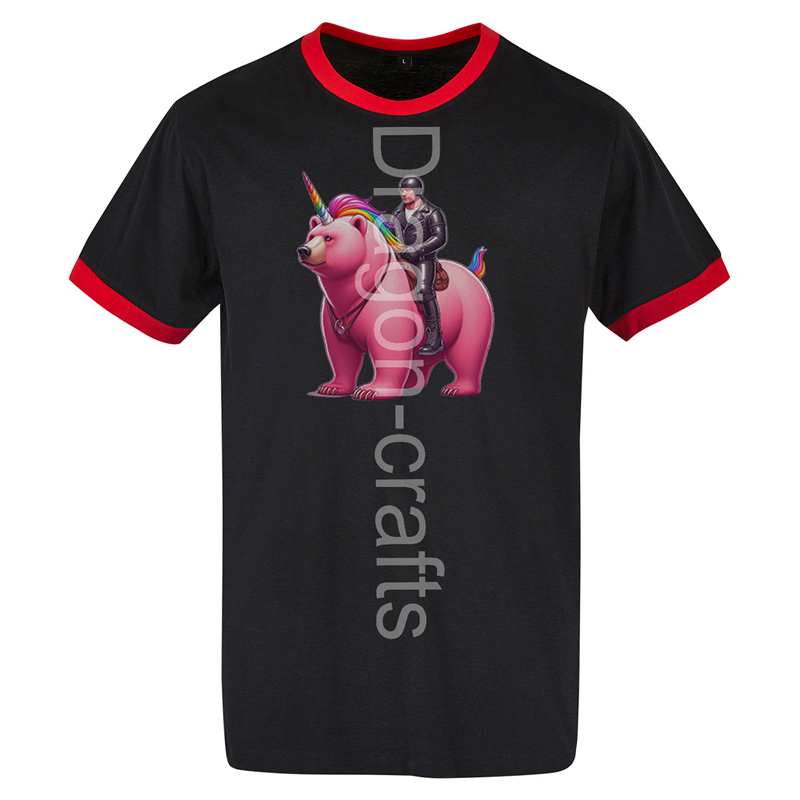 Ringer Tee - Unicorn rider - 24