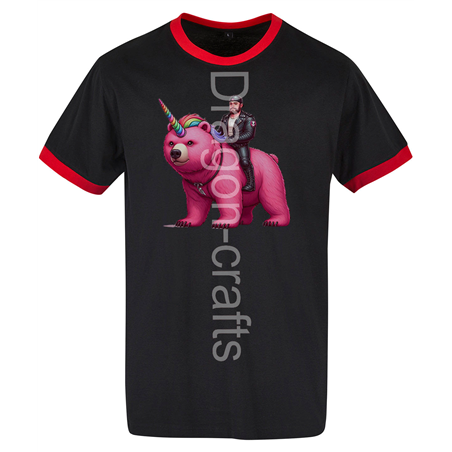Ringer Tee - Unicorn rider - 38
