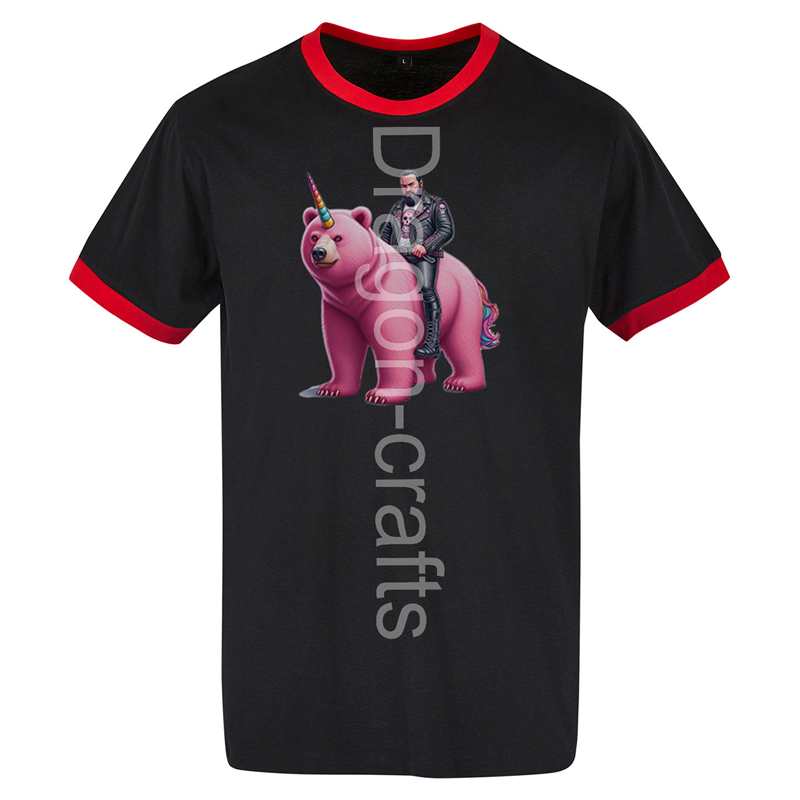 Ringer Tee - Unicorn rider - 52