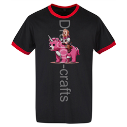 Ringer Tee - Unicorn rider - 7