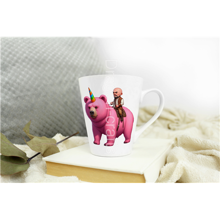 Short Latte Mug - Unicorn rider - 14